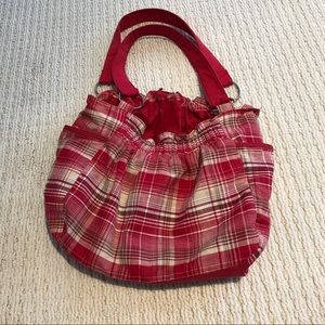 Red Plaid Purse